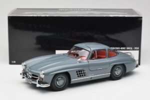 Mercedes 300 SL W198 Graphite Šedý Minichamps 1:18 180039005 Kov – obrázok 8 z 8