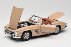 Mercedes 300 SL W198 Roadster Svetlohnedý Minichamps 1:18 180039032 Kov – obrázok 2 z 8