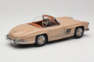Mercedes 300 SL W198 Roadster Svetlohnedý Minichamps 1:18 180039032 Kov – obrázok 3 z 8