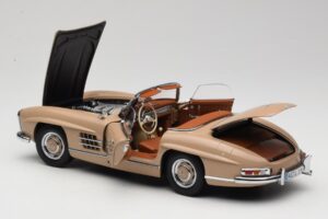 Mercedes 300 SL W198 Roadster Svetlohnedý Minichamps 1:18 180039032 Kov – obrázok 5 z 8