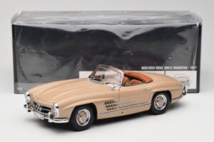 Mercedes 300 SL W198 Roadster Svetlohnedý Minichamps 1:18 180039032 Kov – obrázok 8 z 8