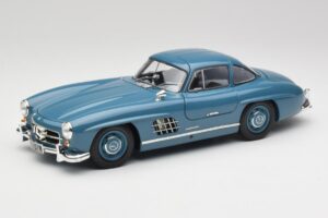 Mercedes 300 SL W198 Svetlo Modrý Minichamps 1:18 180039007 Kov