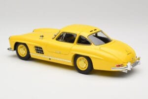 Mercedes 300 SL W198 Svetlo Žltý Minichamps 1:18 180039009 Kov – obrázok 7 z 8