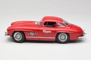 Mercedes 300 SL W198 Red Metallic Bburago 1:18 3013-M1 Kov – obrázok 4 z 8