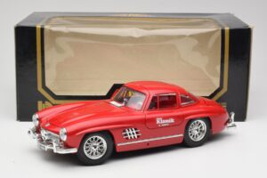 Mercedes 300 SL W198 Red Metallic Bburago 1:18 3013-M1 Kov – obrázok 8 z 8