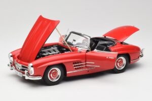 Mercedes 300 SL W198 Roadster Červený S Hardtopom Minichamps 1:18 180039041 Kov – obrázok 2 z 8