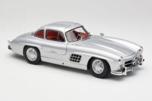 Mercedes 300 SL W198 Gullwing Strieborný Metalíza Minichamps 1:18 B66040379 Kov – obrázok 6 z 8