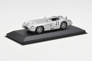 Mercedes 300 SLR #21 K. Kling / A. Simon 24 Hours of Le Mans 1955 Minichamps 1:43 432553021 Kov – obrázok 2 z 4