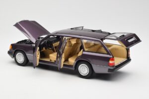 Mercedes 300D S124 T-Model Bornit Edícia Dealer Norev 1:18 B66040701 Kov – obrázok 5 z 8