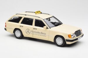 Mercedes 300D S124 T-Model Svetlá Slonová Kosť Taxi Edícia Dealer Norev 1:18 B66040702 Kov – obrázok 6 z 8