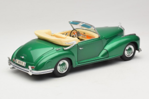 Mercedes 300S Cabriolet Green Metallic Maisto 1:18 52116 Kov – obrázok 3 z 7