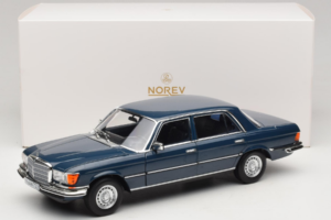 Mercedes 350 SEL W116 Hansa Blue Norev 1:18 183976 Kov – obrázok 8 z 8