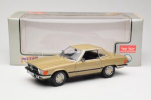 Mercedes 350 SL R107 Zlatý Sun Star 1:18 MB004 Kov – obrázok 8 z 8