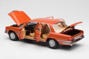 Mercedes 450 SEL 6.9 W116 Oranžový Metallic Norev 1:18 183459 Kov – obrázok 5 z 8