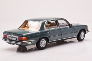 Mercedes 450 SEL 6.9 W116 Petrol Metalická Norev 1:18 183974 Kov – obrázok 3 z 8