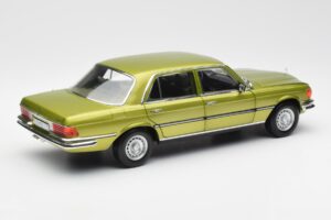Mercedes 450 SEL W116 Citrus Zelený Edícia Dealer Norev 1:18 B66040683 Kov – obrázok 3 z 8