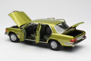 Mercedes 450 SEL W116 Citrus Zelený Edícia Dealer Norev 1:18 B66040683 Kov – obrázok 5 z 8