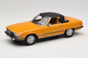 Mercedes 450 SL R107 Cayenne Orange Norev 1:18 183350 Kov – obrázok 3 z 10