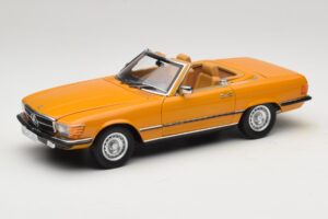 Mercedes 450 SL R107 Cayenne Orange Norev 1:18 183350 Kov