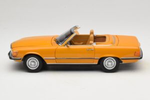 Mercedes 450 SL R107 Cayenne Orange Norev 1:18 183350 Kov – obrázok 6 z 10