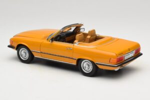 Mercedes 450 SL R107 Cayenne Orange Norev 1:18 183350 Kov – obrázok 9 z 10