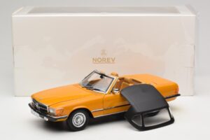 Mercedes 450 SL R107 Cayenne Orange Norev 1:18 183350 Kov – obrázok 10 z 10