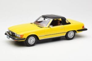 Mercedes 450SL R107 Žltý US Version Norev 1:18 183727 Kov – obrázok 3 z 9