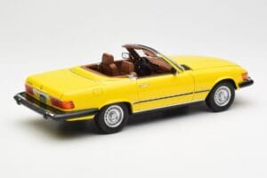 Mercedes 450SL R107 Žltý US Version Norev 1:18 183727 Kov – obrázok 4 z 9