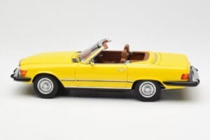Mercedes 450SL R107 Žltý US Version Norev 1:18 183727 Kov – obrázok 5 z 9