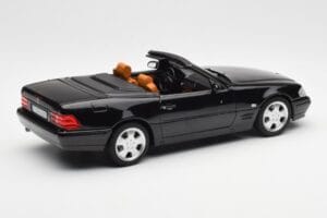 Mercedes SL 500 R129 Čierny Norev 1:18 183750 Kov – obrázok 4 z 10