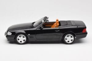 Mercedes SL 500 R129 Čierny Norev 1:18 183750 Kov – obrázok 5 z 10