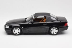 Mercedes SL 500 R129 Čierny Norev 1:18 183750 Kov – obrázok 6 z 10