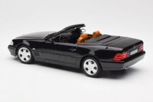 Mercedes SL 500 R129 Čierny Norev 1:18 183750 Kov – obrázok 9 z 10