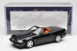 Mercedes SL 500 R129 Čierny Norev 1:18 183750 Kov – obrázok 10 z 10