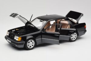 Mercedes 500E W124 Čierny Limitovaná Edícia Norev 1:18 183949 Kov – obrázok 2 z 12