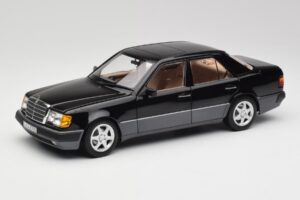 Mercedes 500E W124 Čierny Limitovaná Edícia Norev 1:18 183949 Kov