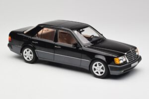 Mercedes 500E W124 Čierny Limitovaná Edícia Norev 1:18 183949 Kov – obrázok 6 z 12