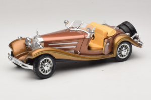 Mercedes 500K Roadster Medený Metallic Bburago 1:18 3020-P1 Kov – obrázok 2 z 8