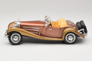 Mercedes 500K Roadster Medený Metallic Bburago 1:18 3020-P1 Kov – obrázok 4 z 8