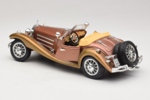 Mercedes 500K Roadster Medený Metallic Bburago 1:18 3020-P1 Kov – obrázok 5 z 8
