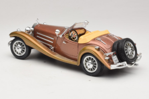 Mercedes 500K Roadster Medený Metallic Bburago 1:18 3020-P1 Kov – obrázok 7 z 8