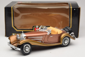 Mercedes 500K Roadster Medený Metallic Bburago 1:18 3020-P1 Kov – obrázok 8 z 8