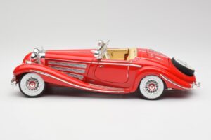 Mercedes 500K Special Roadster Červený Maisto 1:18 56058 Kov – obrázok 4 z 8