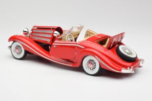 Mercedes 500K Special Roadster Červený Maisto 1:18 56058 Kov – obrázok 5 z 8