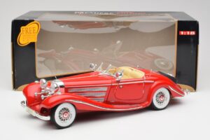 Mercedes 500K Special Roadster Červený Maisto 1:18 56058 Kov – obrázok 8 z 8
