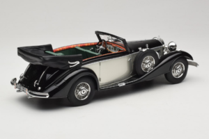 Mercedes 540K Kabriolet Čierny Strieborný Cult Models 1:18 CML184-3 Kov – obrázok 2 z 6