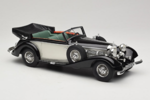 Mercedes 540K Kabriolet Čierny Strieborný Cult Models 1:18 CML184-3 Kov – obrázok 4 z 6
