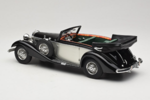 Mercedes 540K Kabriolet Čierny Strieborný Cult Models 1:18 CML184-3 Kov – obrázok 5 z 6