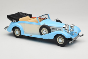 Mercedes 540K Kabriolet Modrý Biely Cult Models 1:18 CML184-2 Kov – obrázok 4 z 6