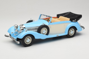 Mercedes 540K Kabriolet Modrý Biely Cult Models 1:18 CML184-2 Kov